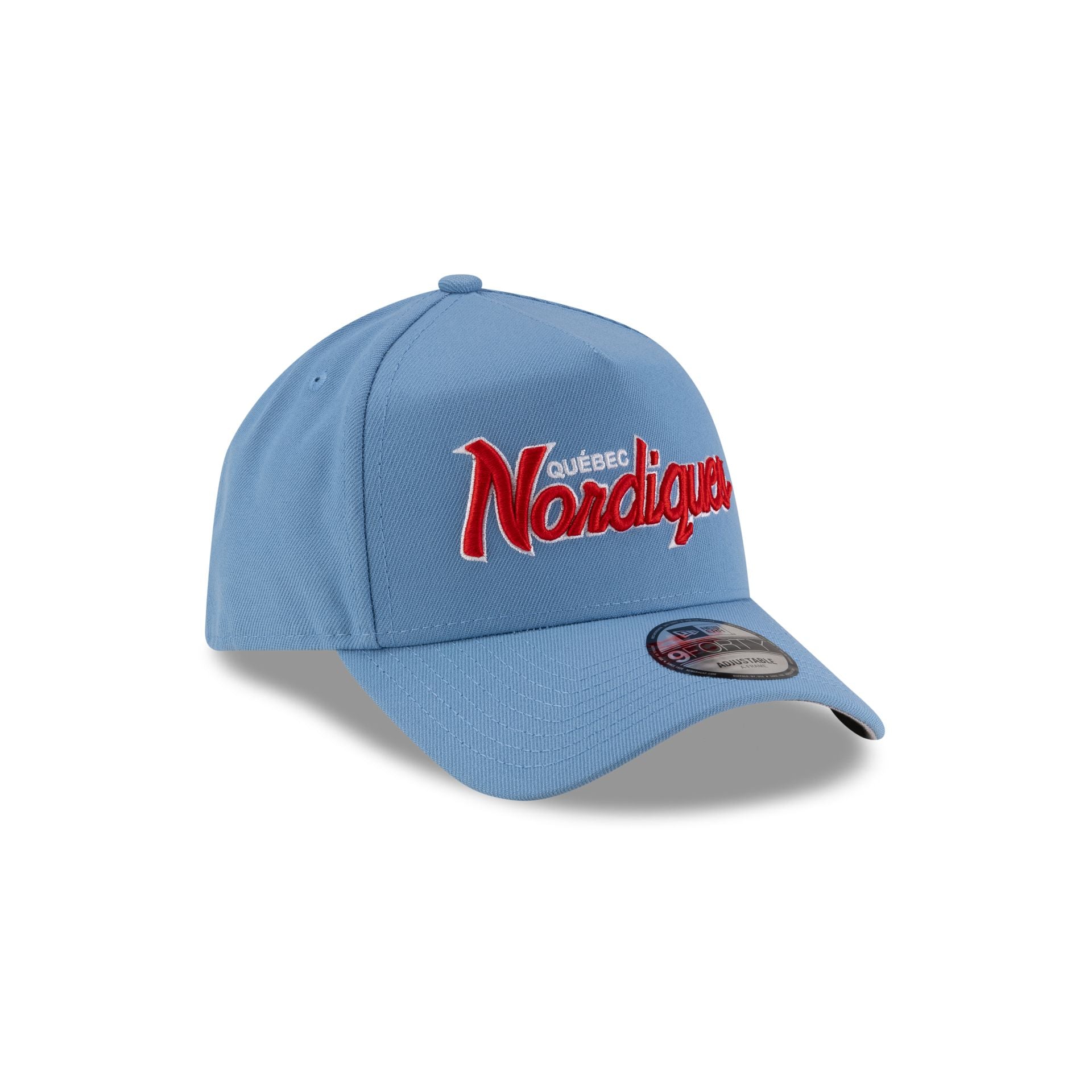 Quebec Nordiques Sky Blue 9FORTY A-Frame Snapback Hat - Image 3