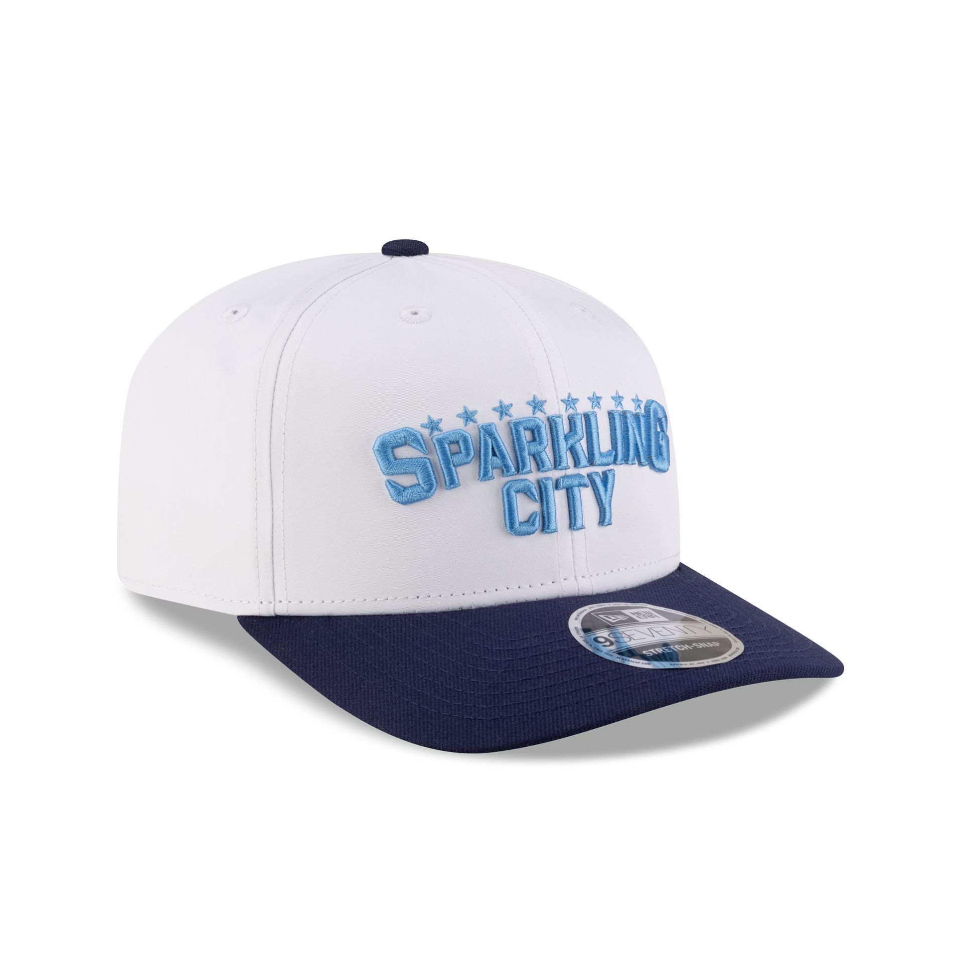 Corpus Cristi Hooks Optic White 9SEVENTY Stretch-Snap Hat - Image 3