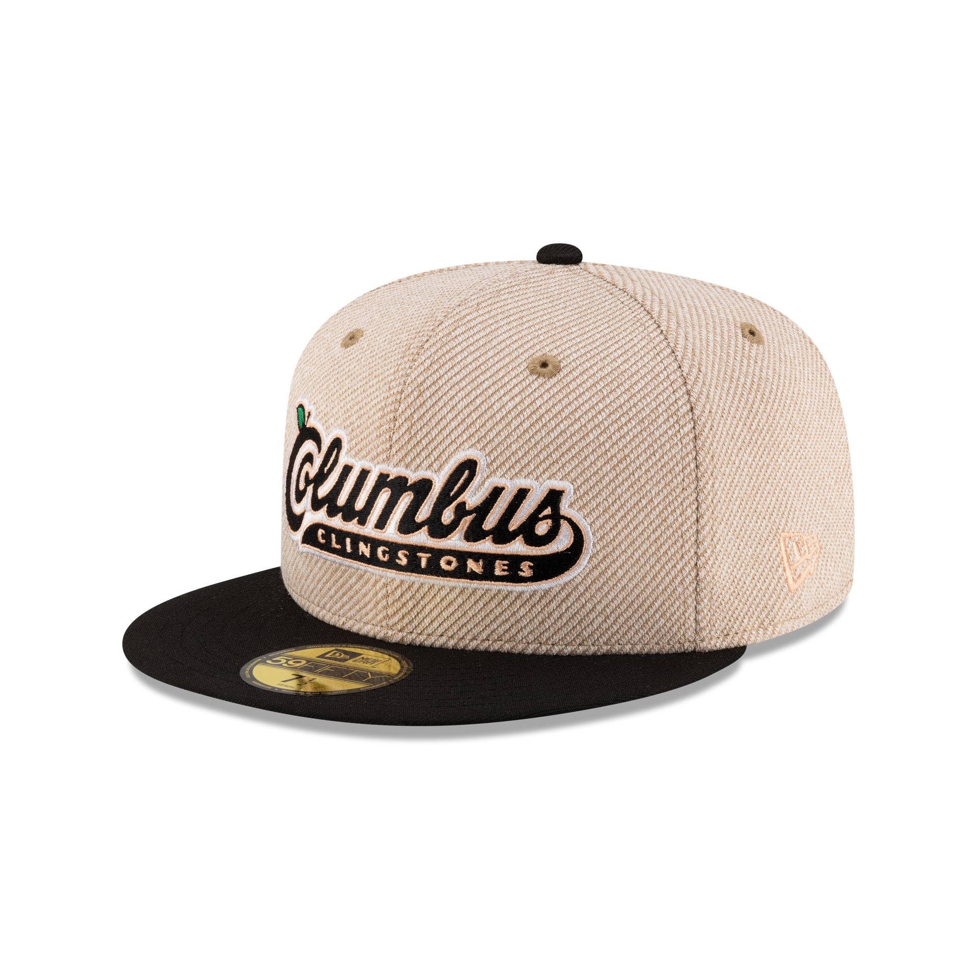 Columbus Clingstones Terry Heather Tan 59FIFTY Fitted Hat - Image 3