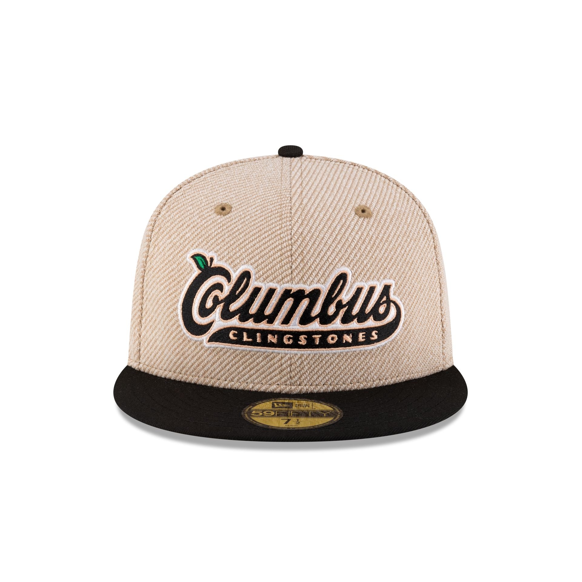 Columbus Clingstones Terry Heather Tan 59FIFTY Fitted Hat - Image 2