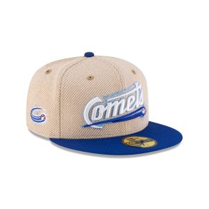 Oklahoma City Comets Terry Heather Tan 59FIFTY Fitted Hat