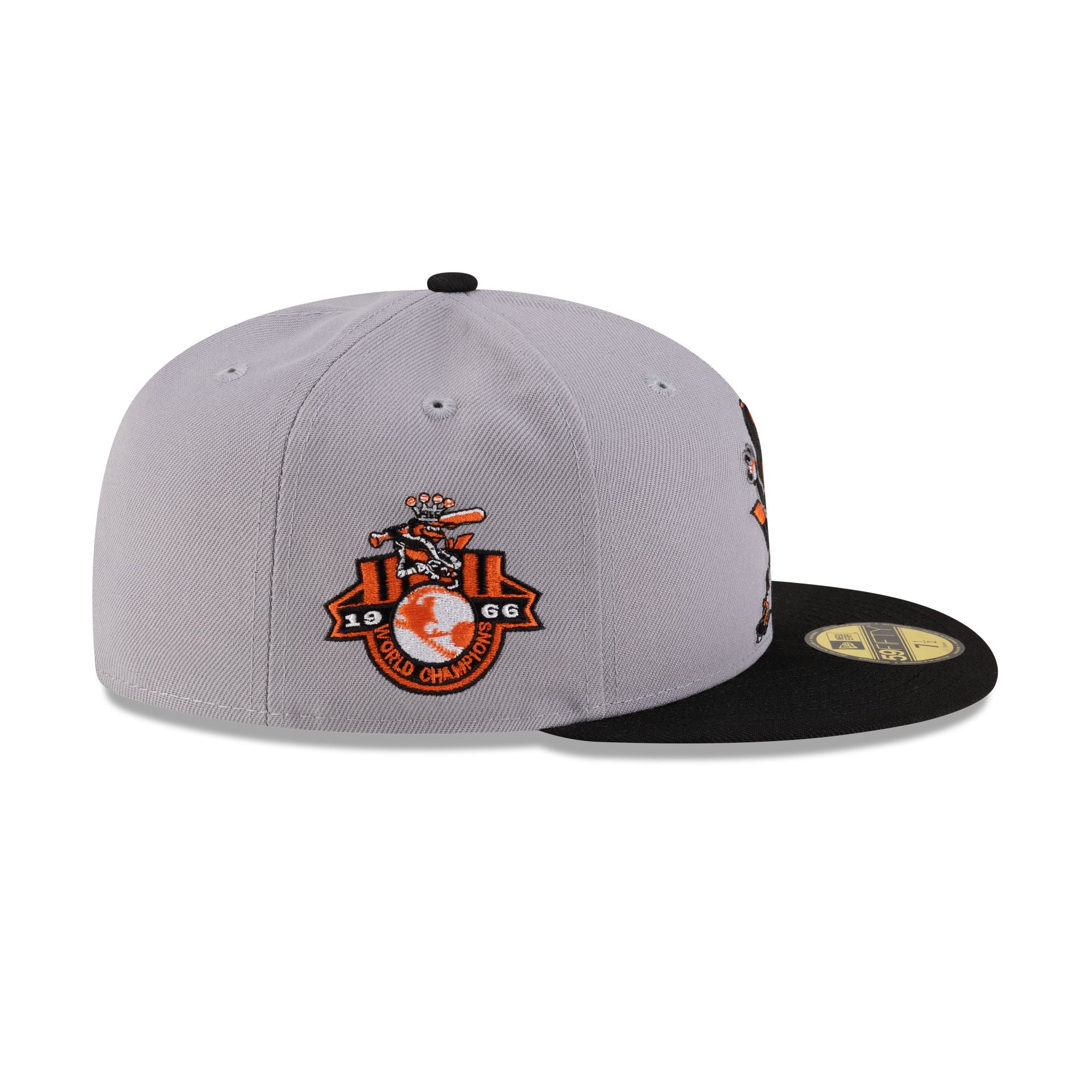 Baltimore Orioles Mascot Gray 59FIFTY Fitted Hat - Image 4