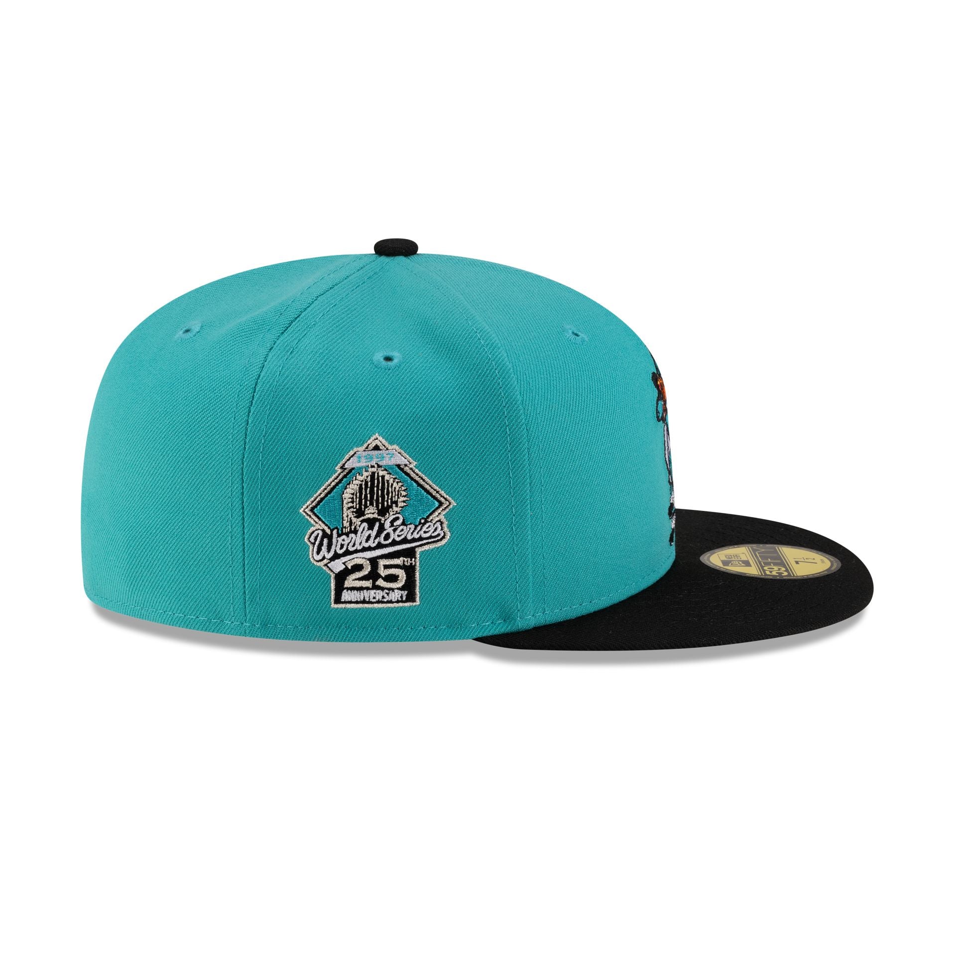 Miami Marlins Mascot Blue 59FIFTY Fitted Hat - Image 4