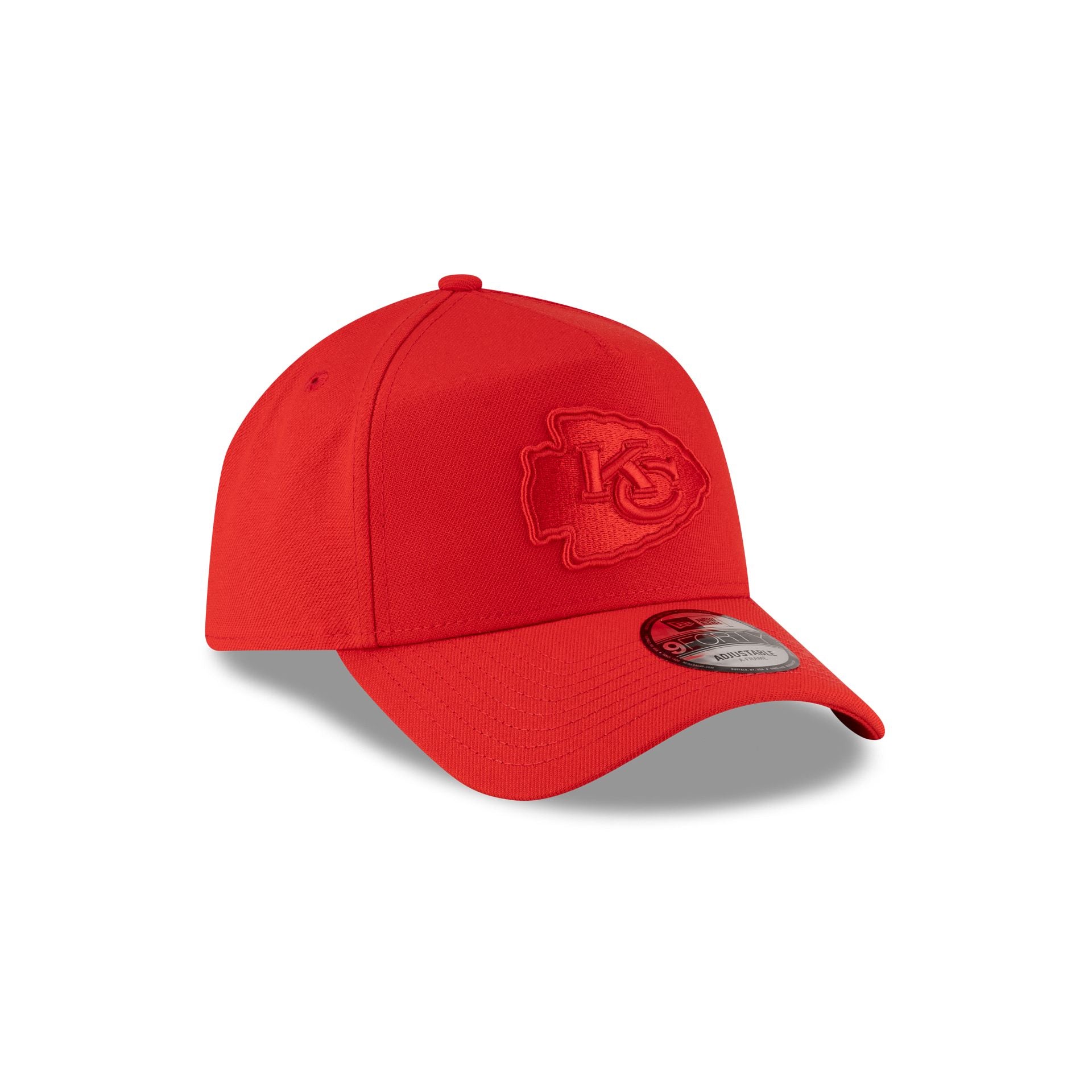 Kansas City Chiefs Front Door Red 9FORTY A-Frame Snapback Hat - Image 3