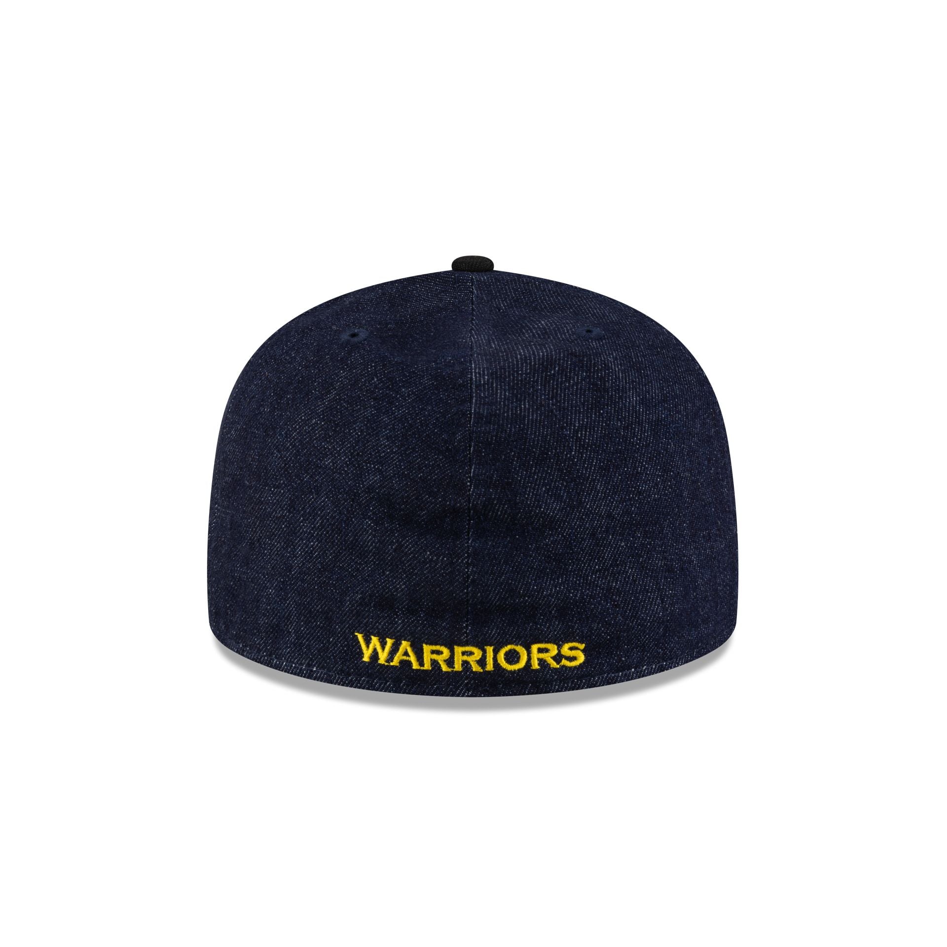 Golden State Warriors Navy Denim 59FIFTY A-Frame Fitted Hat - Image 6