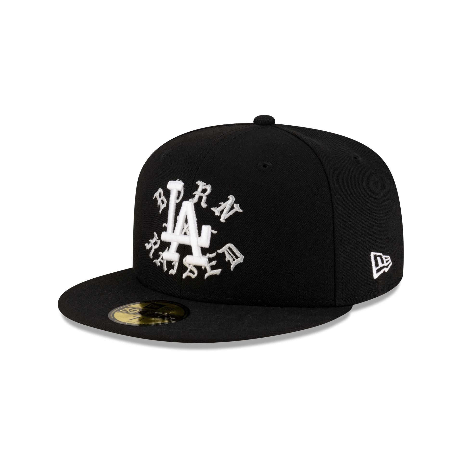 Born x Raised x Los Angeles Dodgers World Series Champions Black 59FIFTY Fitted Hat - Image 3