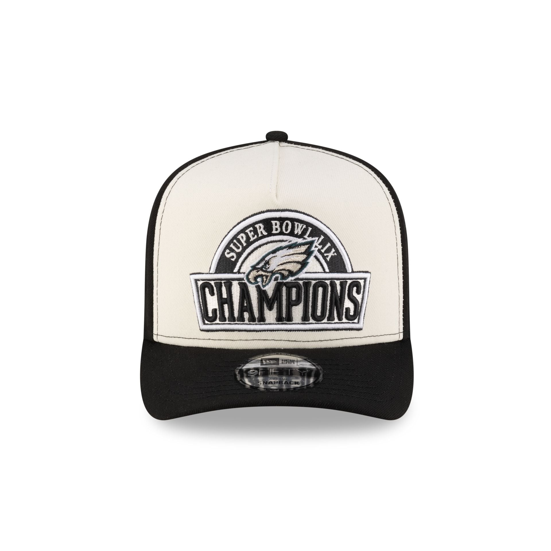 Philadelphia Eagles Super Bowl LIX Champions 9FIFTY A-Frame Snapback Hat - Image 2