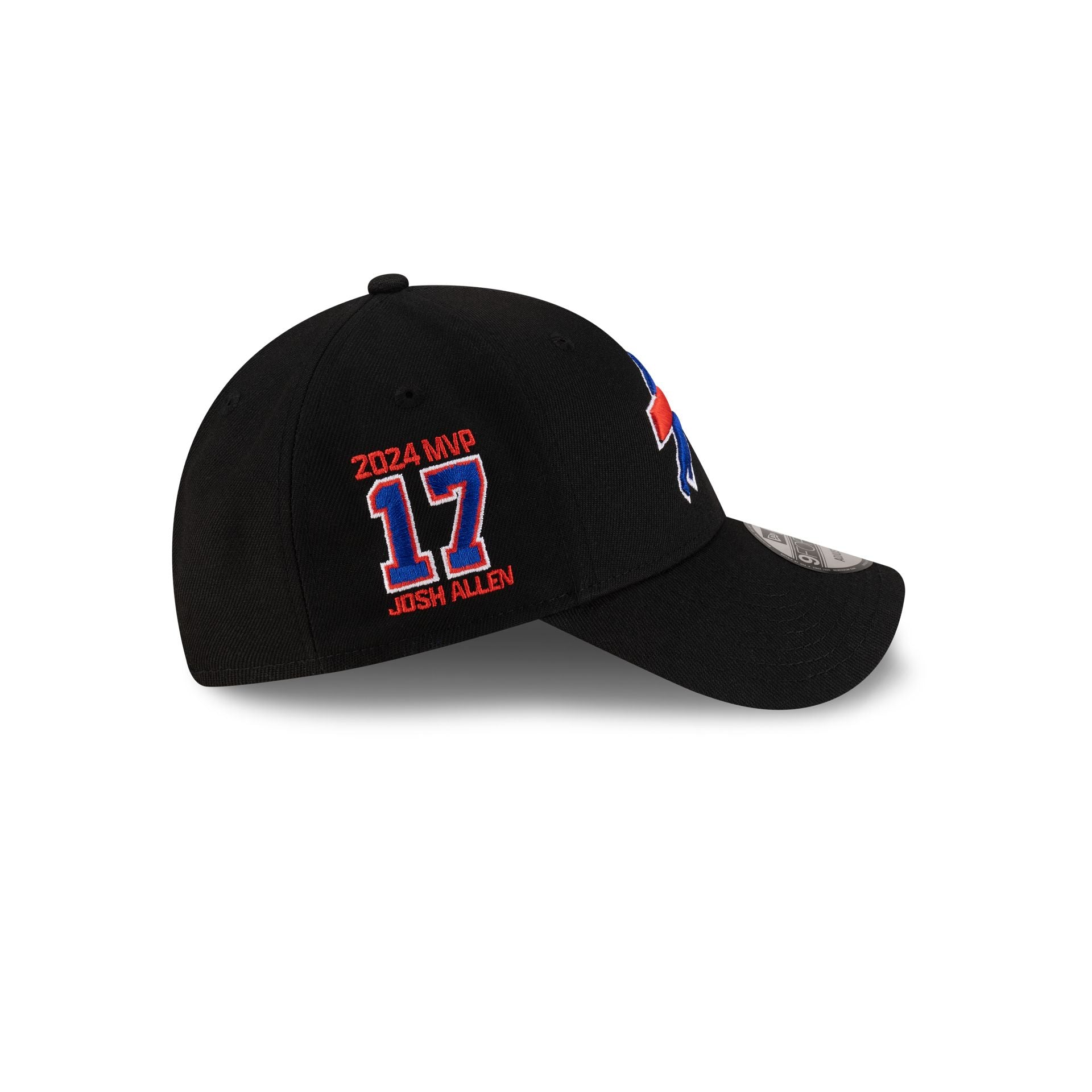 Buffalo Bills Josh Allen MVP Black 9FORTY Adjustable Hat - Image 4