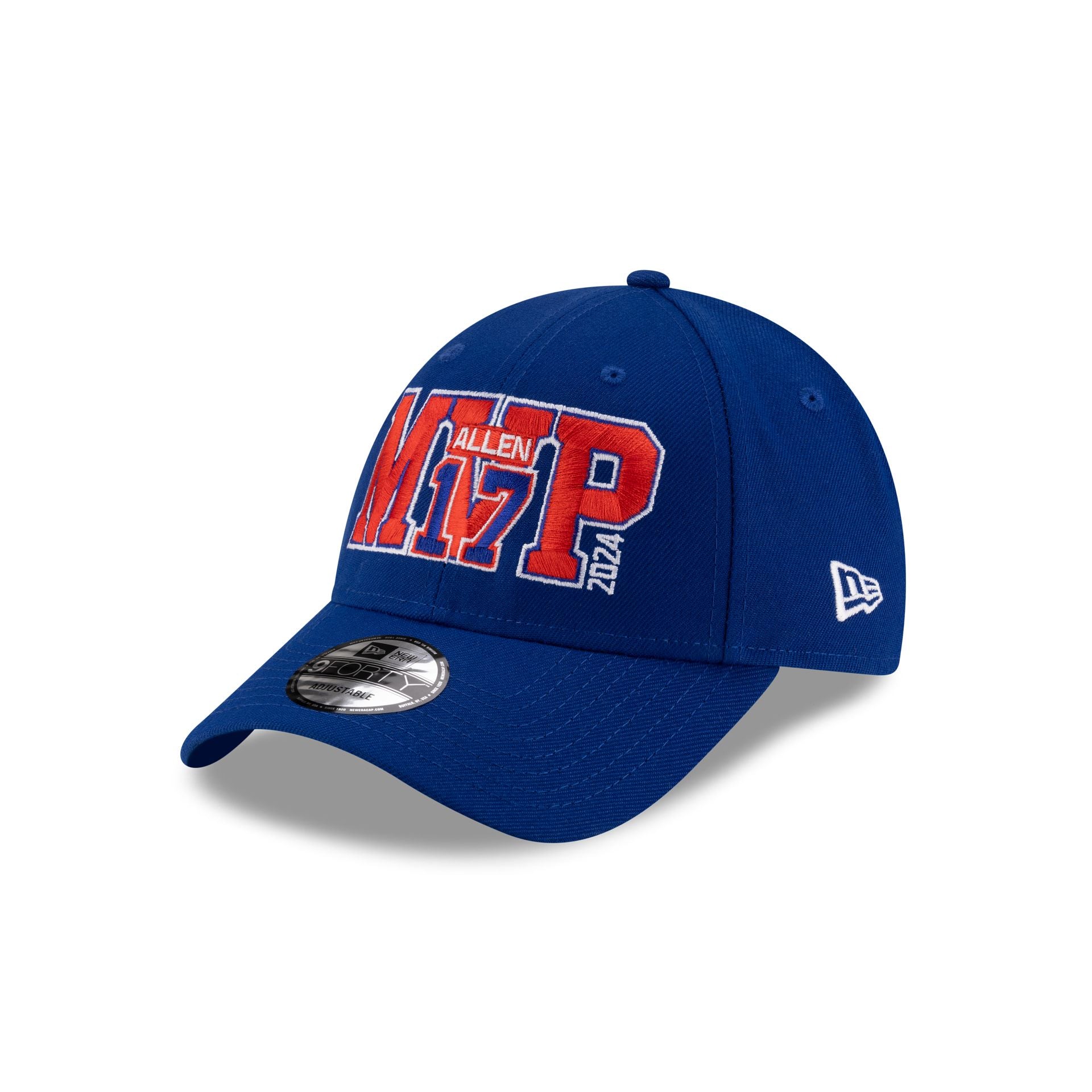 Buffalo Bills Josh Allen MVP Royal Blue 9FORTY Adjustable Hat - Image 3