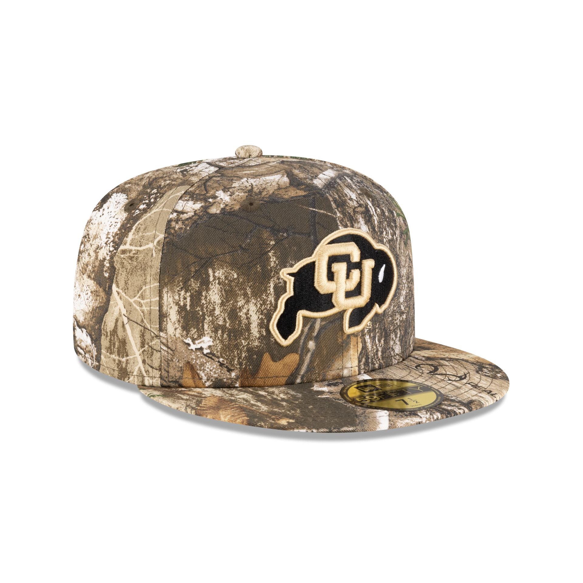 Colorado Buffaloes Tan Terry Realtree 59FIFTY Fitted Hat - Image 3
