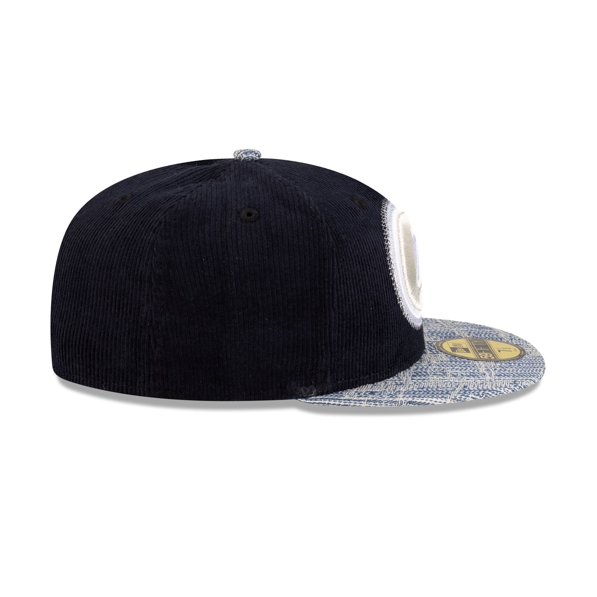 Georgetown Hoyas Navy Cord Denim 59FIFTY Fitted Hat - Image 5