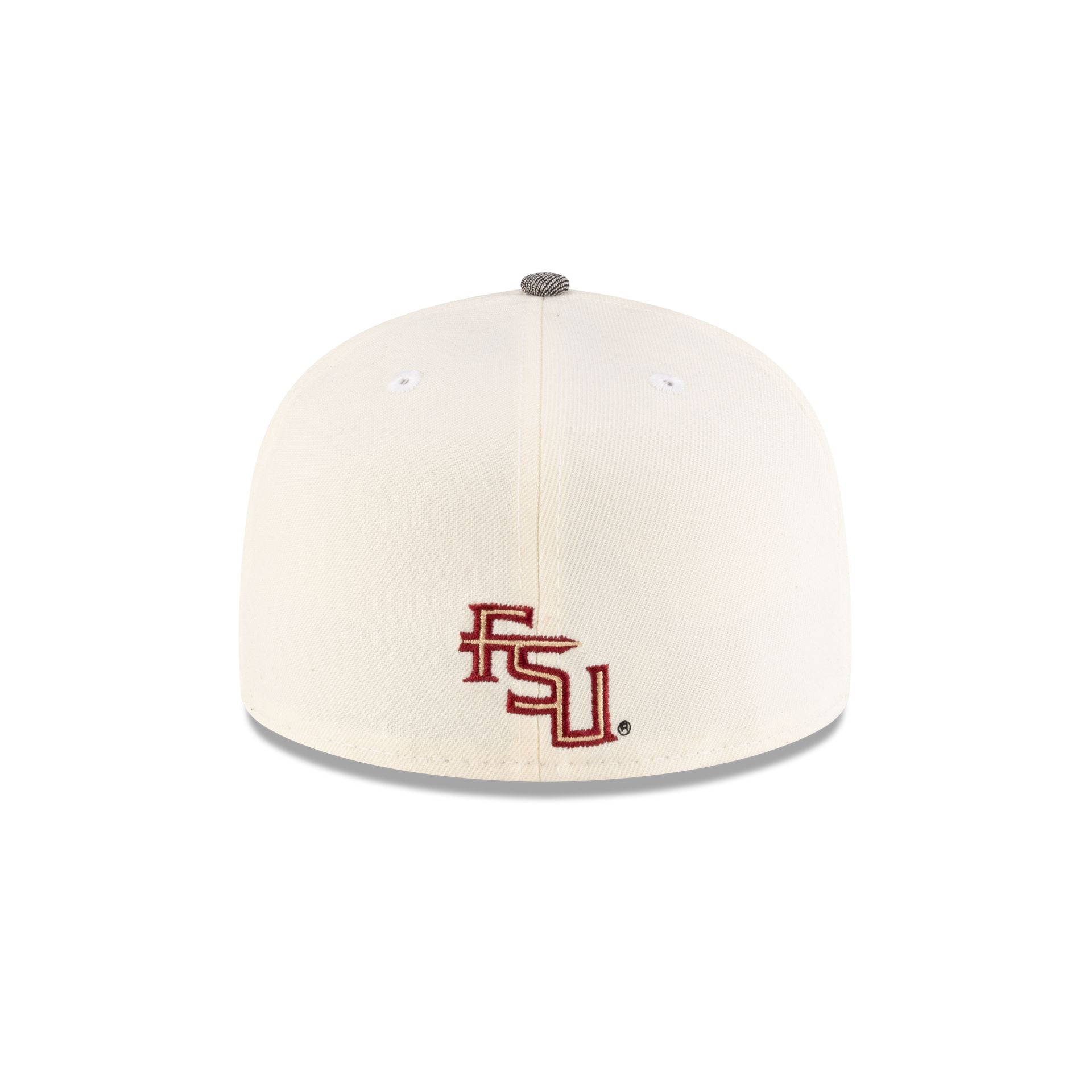 Florida State Seminoles Chrome Black Denim 59FIFTY Fitted Hat - Image 6
