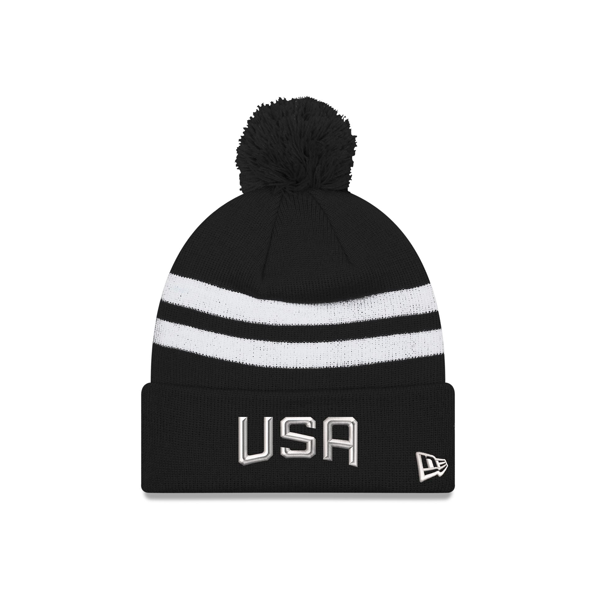 USA 2025 4 Nations Face-Off Pom Knit Hat