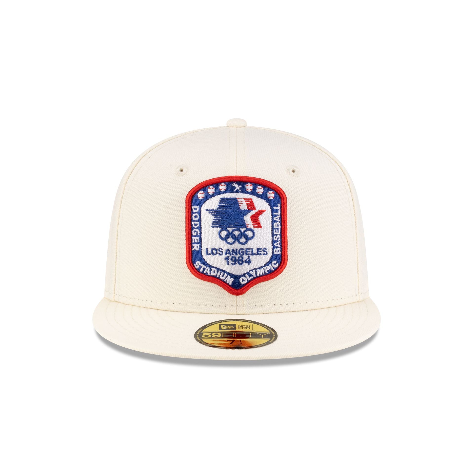 Los Angeles Dodgers 1984 Olympics Chrome White 59FIFTY Fitted Hat - Image 2