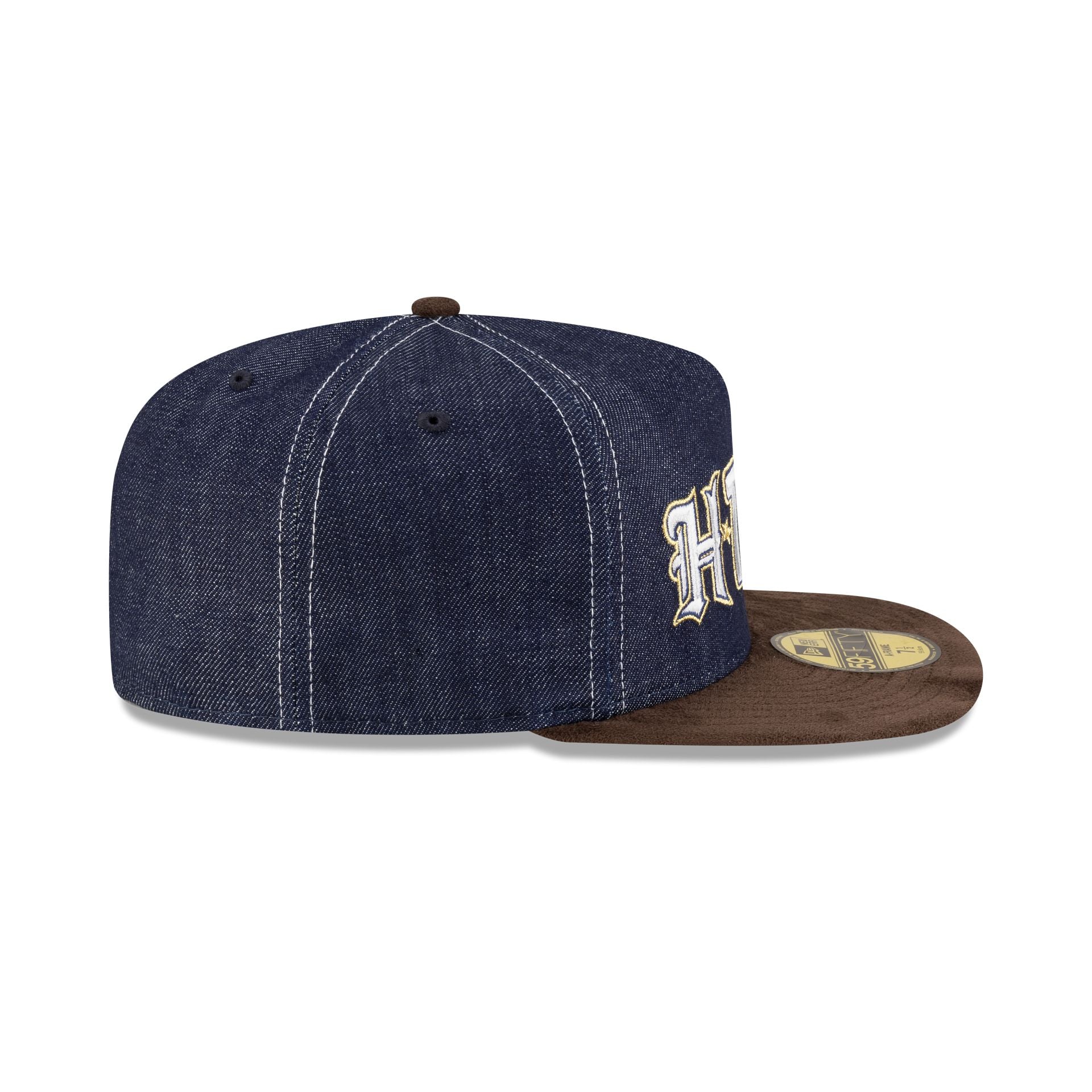 Houston Texans Houston Pack Denim 59FIFTY A-Frame Fitted Hat - Image 5