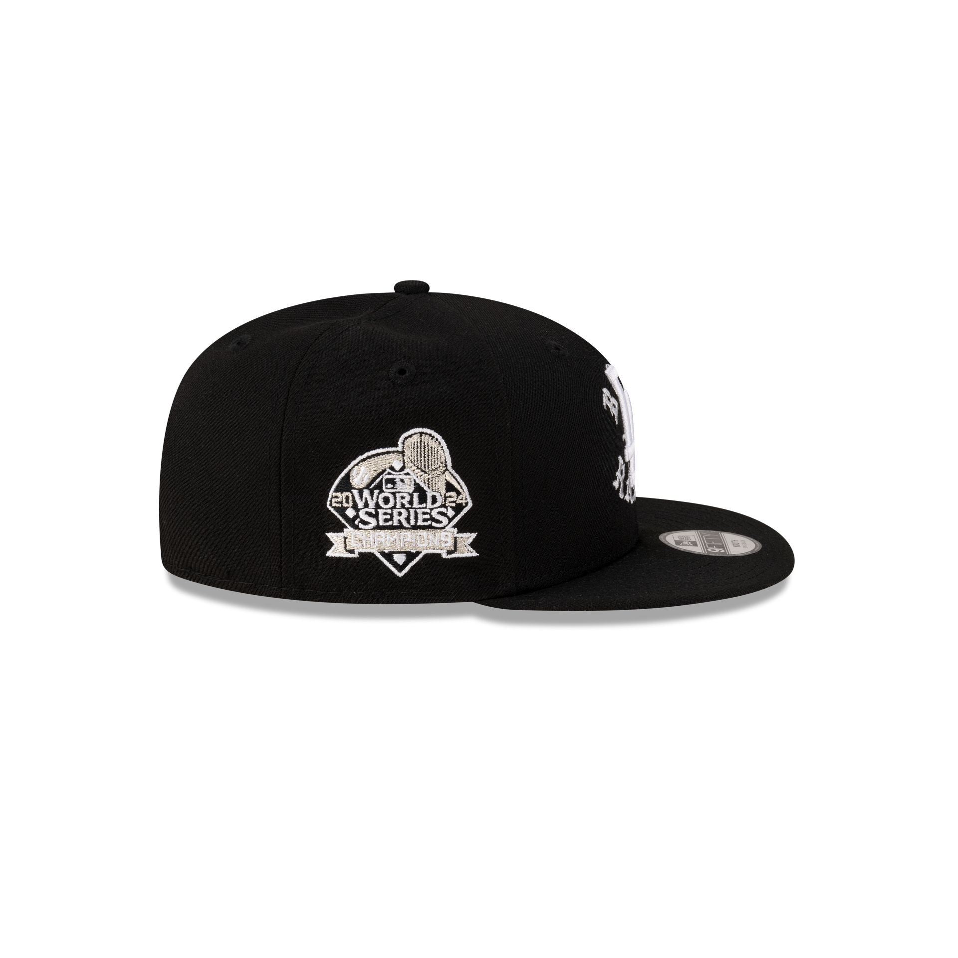Born x Raised x Los Angeles Dodgers World Series Champions Kids Black 9FIFTY Snapback Hat - Image 4