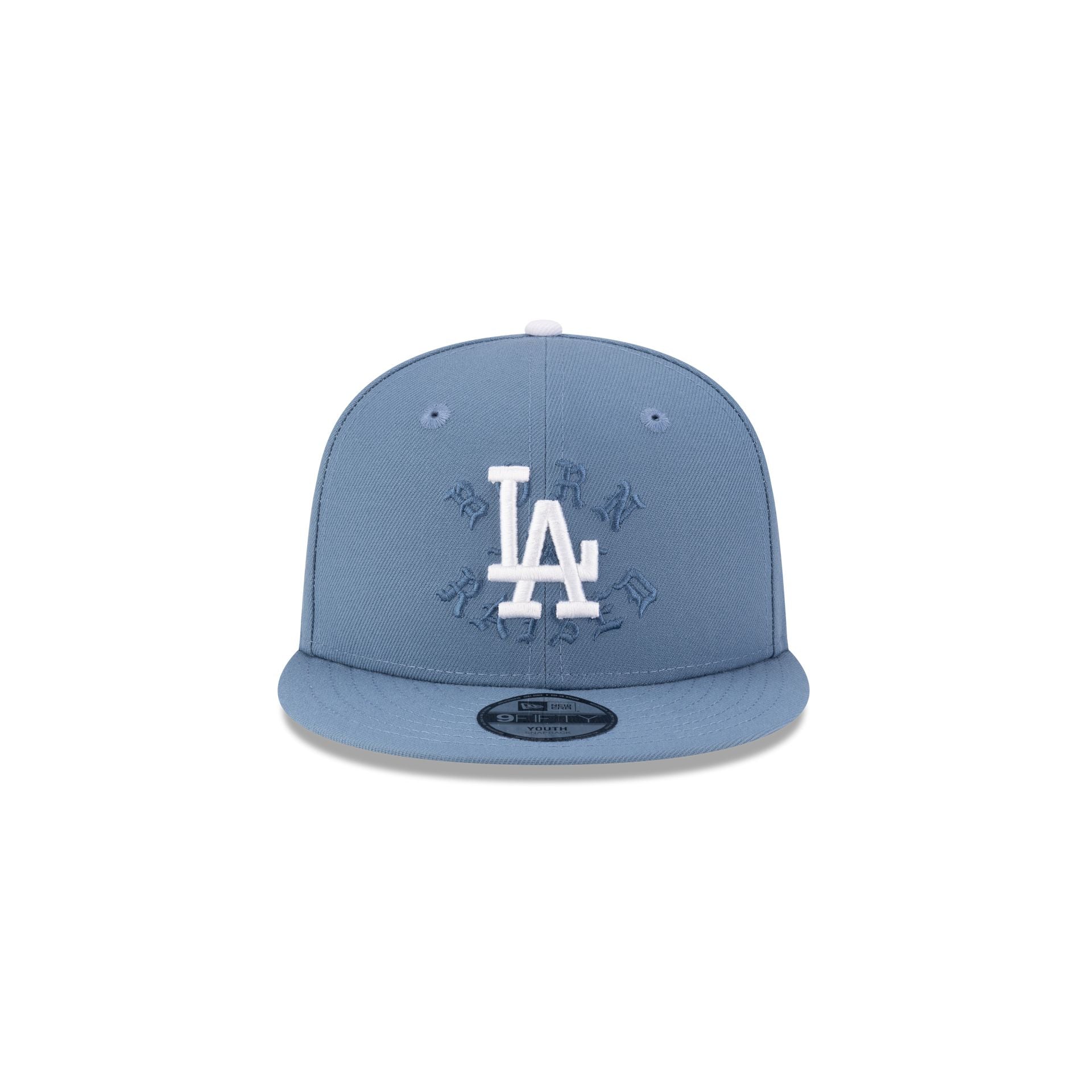 Born x Raised x Los Angeles Dodgers World Series Champions Kids Slate 9FIFTY Snapback Hat - Image 2