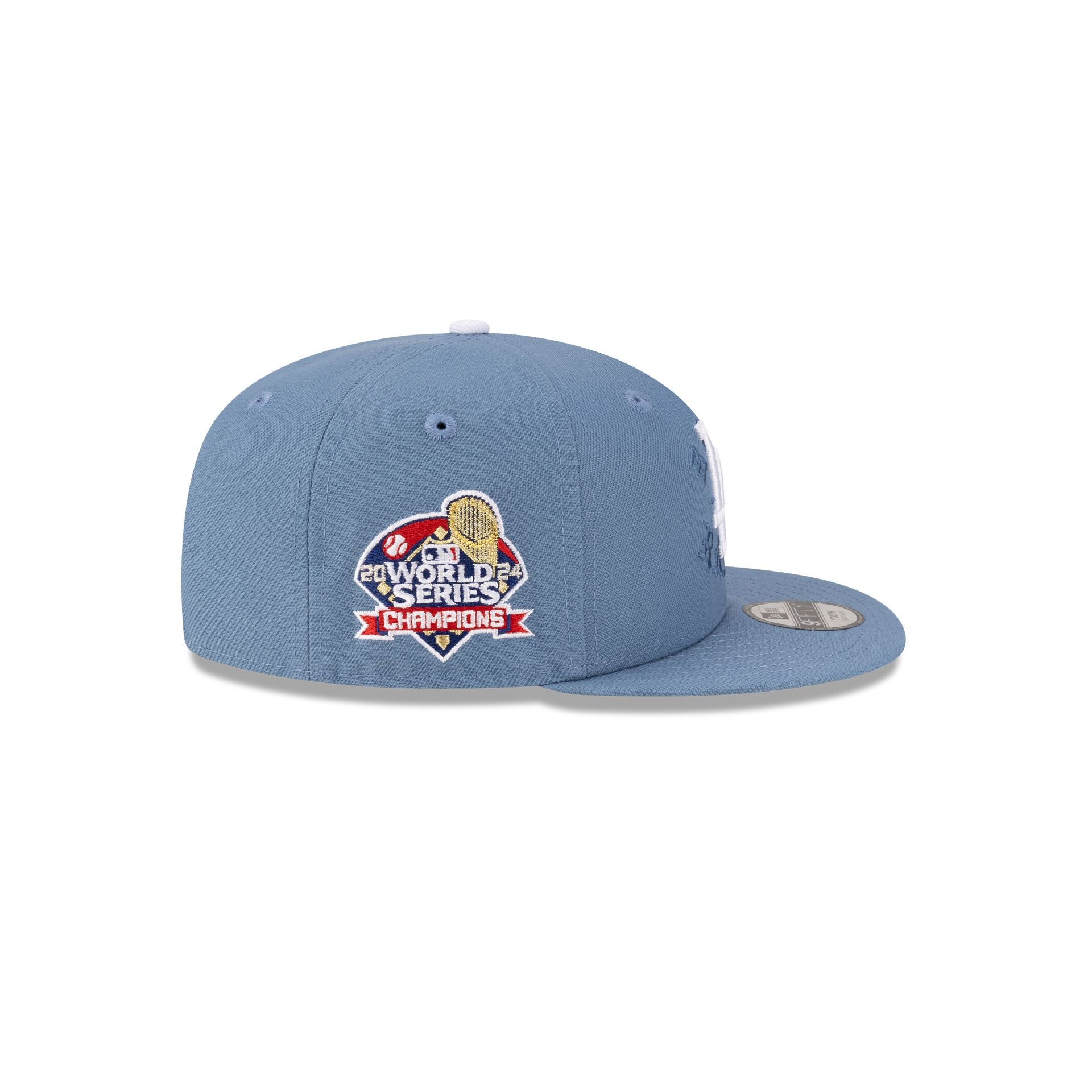 Born x Raised x Los Angeles Dodgers World Series Champions Kids Slate 9FIFTY Snapback Hat - Image 4