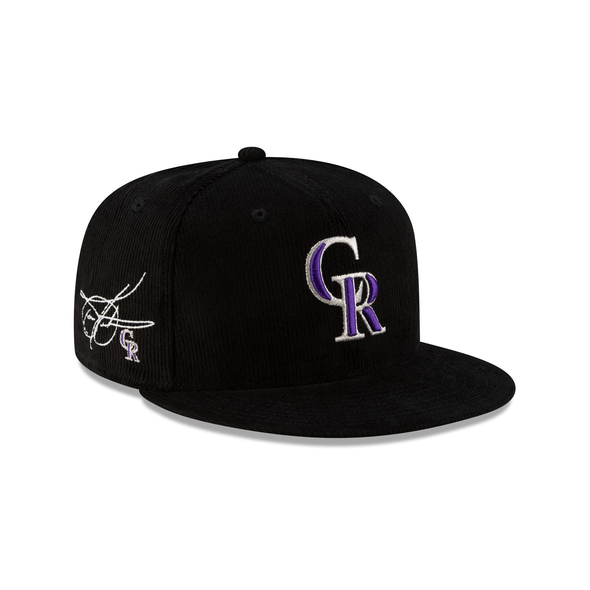 Just Caps Player Corduroy Colorado Rockies Todd Helton 59FIFTY Fitted Hat