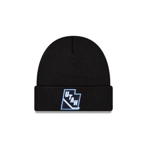 Utah Mammoth Black State Pom Knit Hat