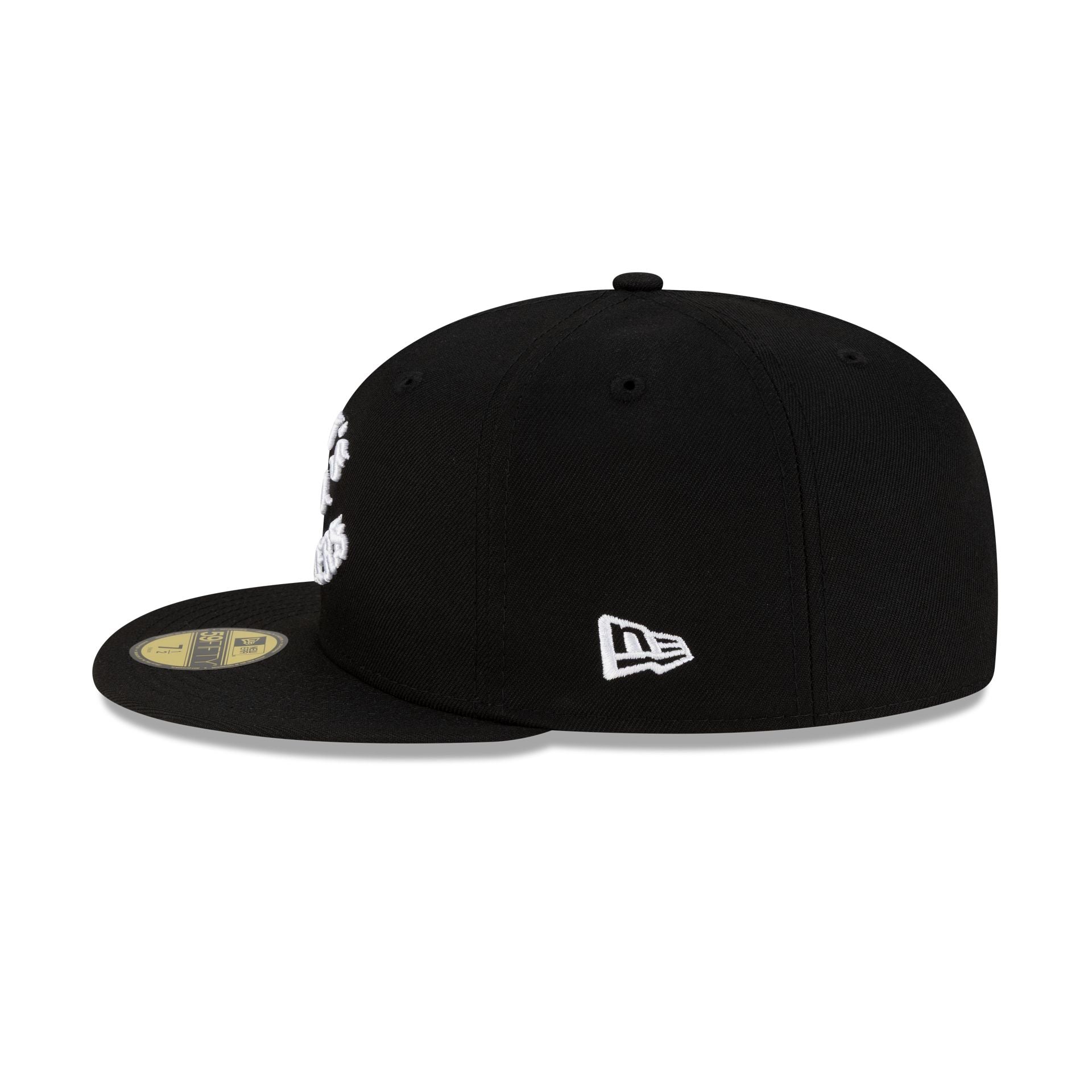 Born x Raised x Los Angeles Dodgers Let's Go World Series Black 59FIFTY Fitted Hat - Image 5