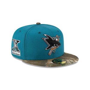 San Jose Sharks Realtree Visor 59FIFTY Fitted Hat