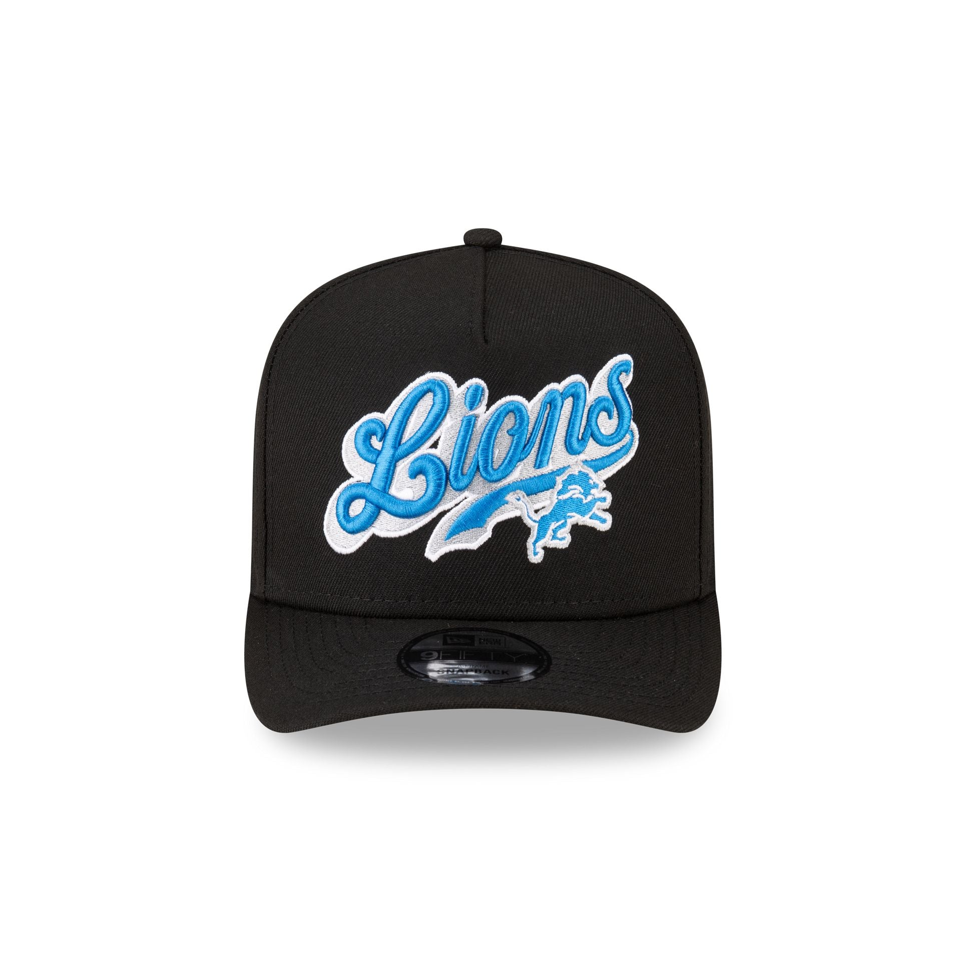 Born x Raised x Detroit Lions Script Black 9FIFTY A-Frame Snapback Hat - Image 2
