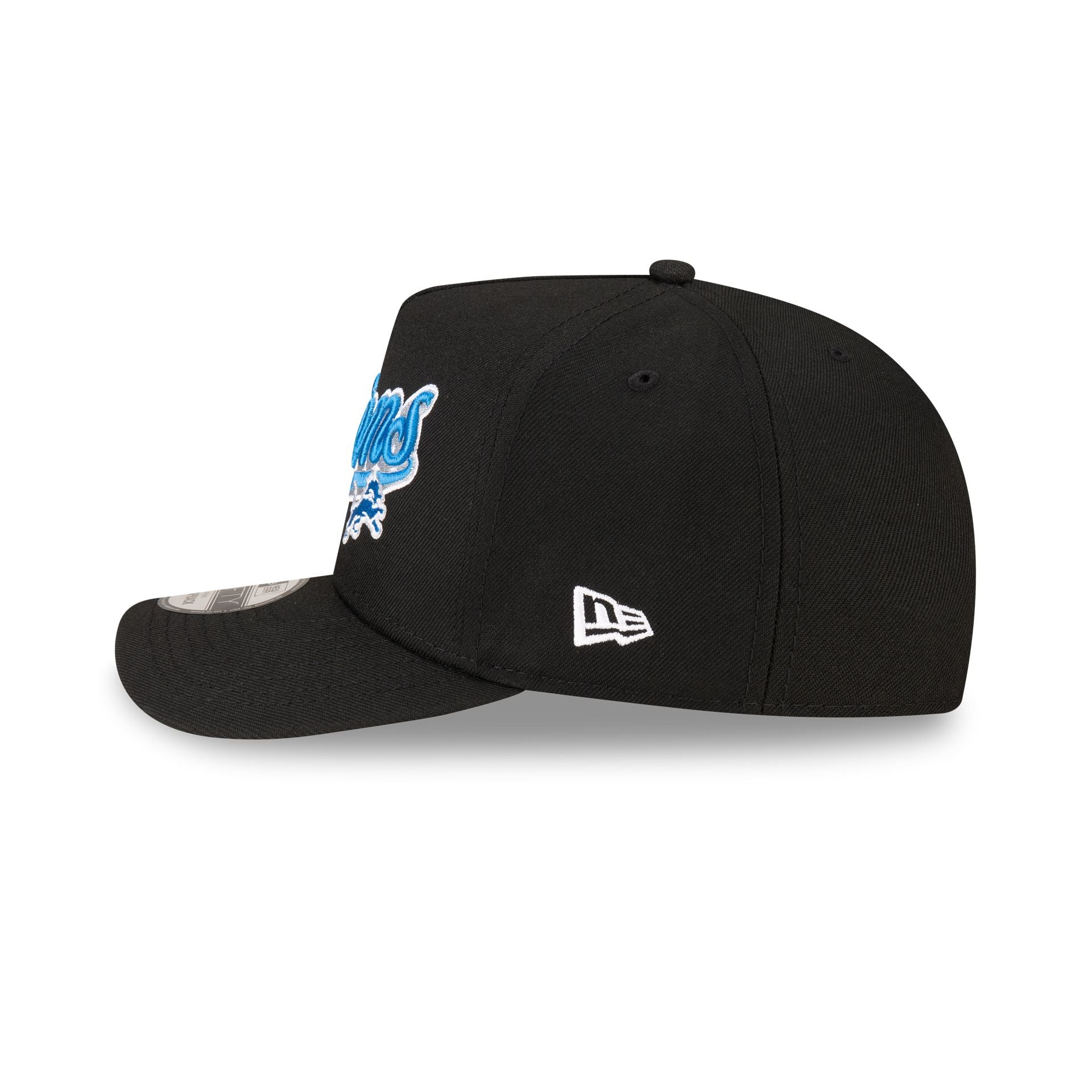 Born x Raised x Detroit Lions Script Black 9FIFTY A-Frame Snapback Hat - Image 4