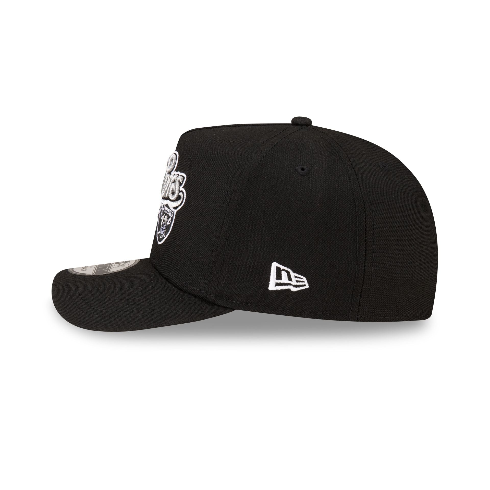Born x Raised x Las Vegas Raiders Script Black 9FIFTY A-Frame Snapback Hat - Image 4