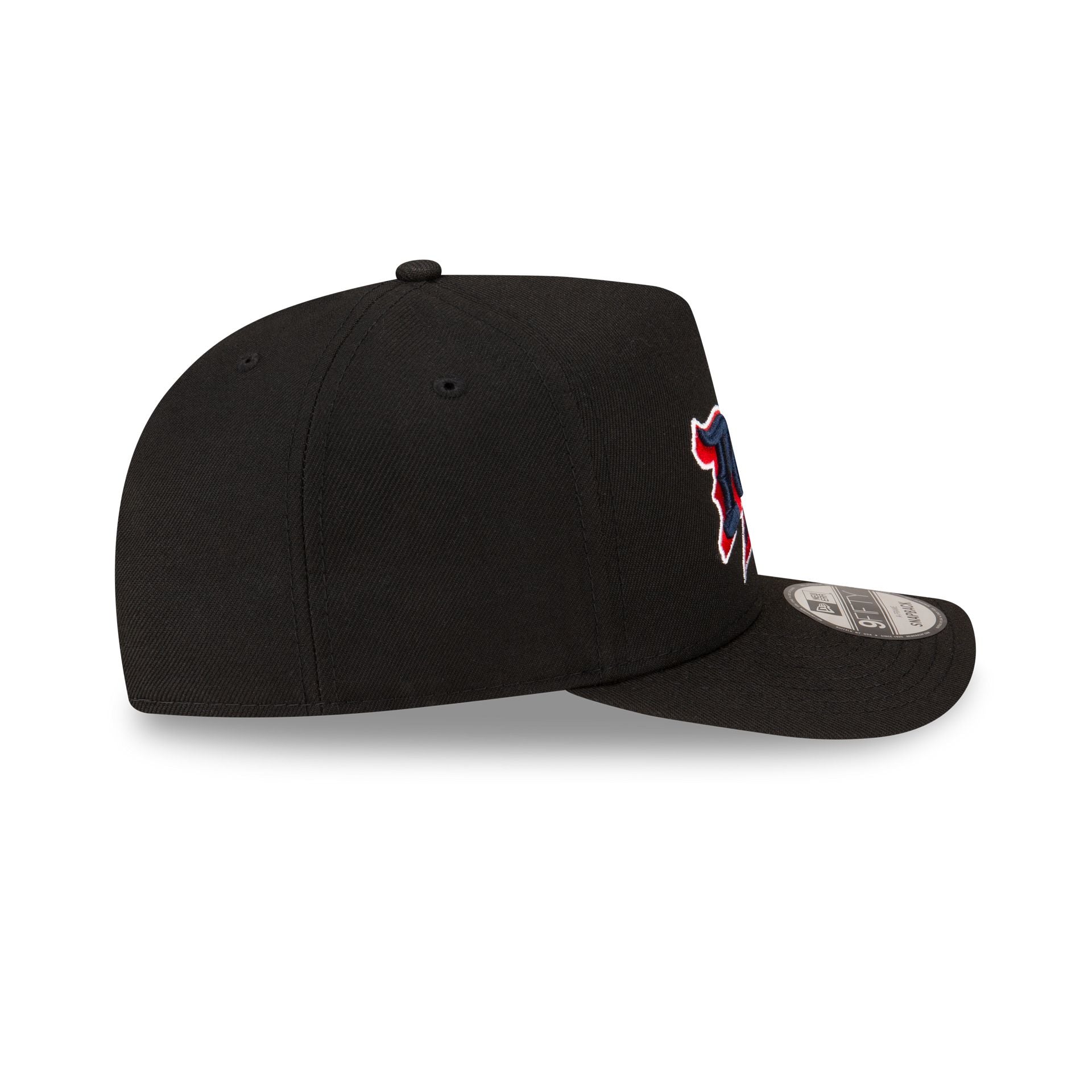 Born x Raised x New England Patriots Script Black 9FIFTY A-Frame Snapback Hat - Image 5