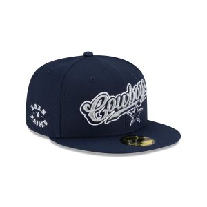 Born x Raised x Dallas Cowboys Script 59FIFTY Fitted Hat