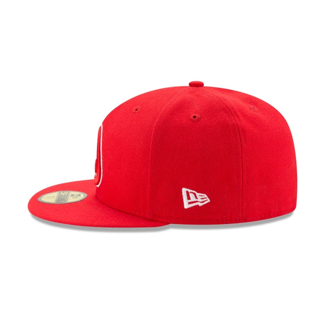 Atlanta Hawks Team Color 59FIFTY Fitted Hat - Image 5