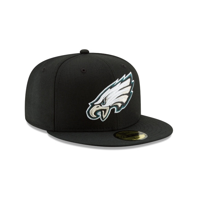 Philadelphia Eagles Black 59FIFTY Fitted Hat - Image 3