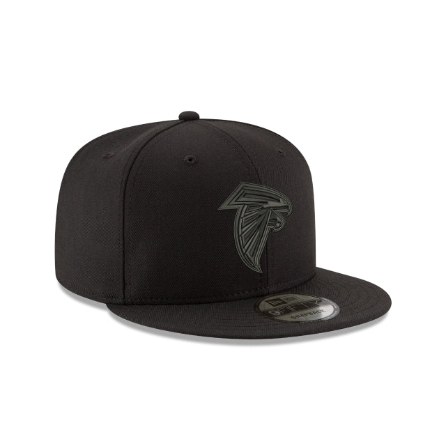 Atlanta Falcons Black On Black 9FIFTY Snapback Hat - Image 6