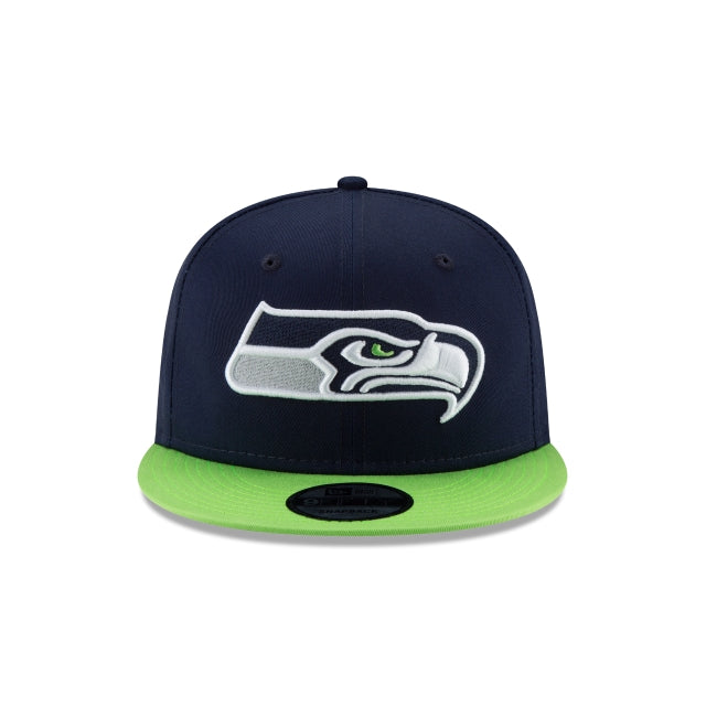 Seattle Seahawks Two Tone 9FIFTY Snapback Hat - Image 2
