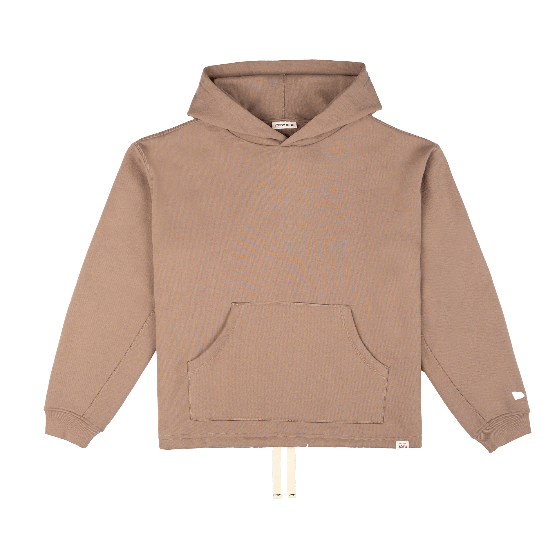 New Era Branded Alden Taupe Gray Hoodie - Image 2