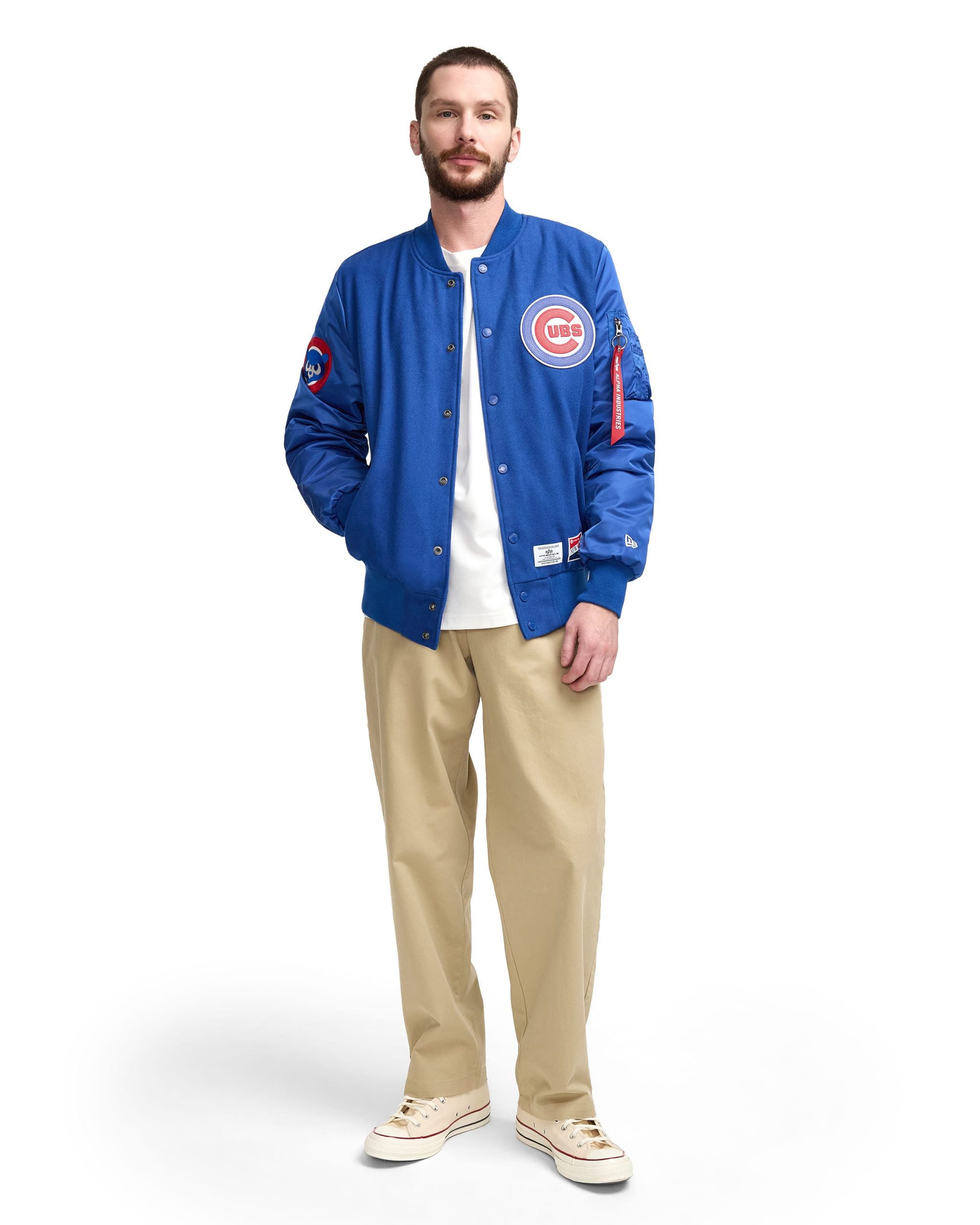 Alpha Industries x Boston Red Sox MA-1 Wool Varsity Jacket - Image 4