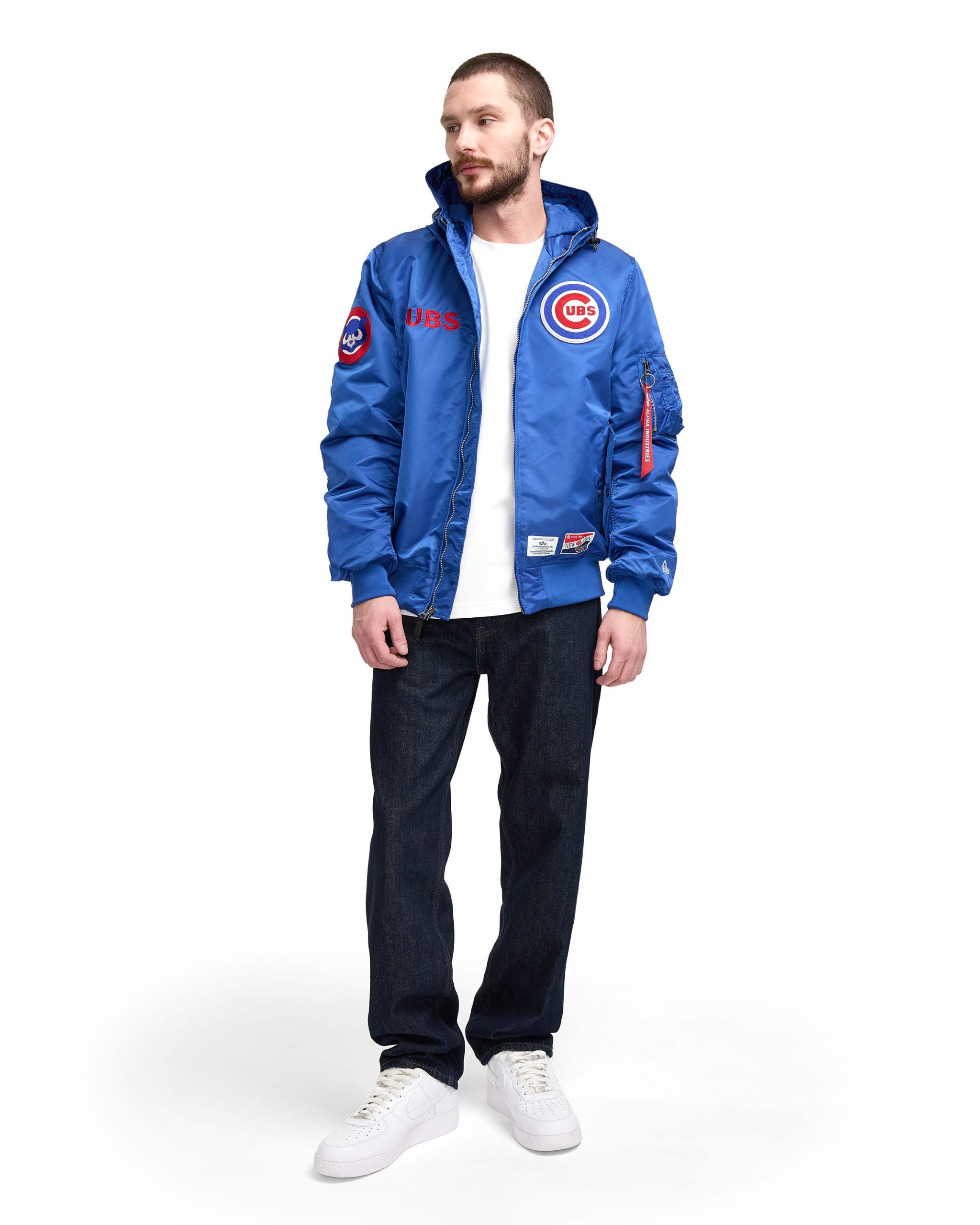 Alpha Industries x Philadelphia Phillies L-2B Hooded Bomber Jacket - Image 4