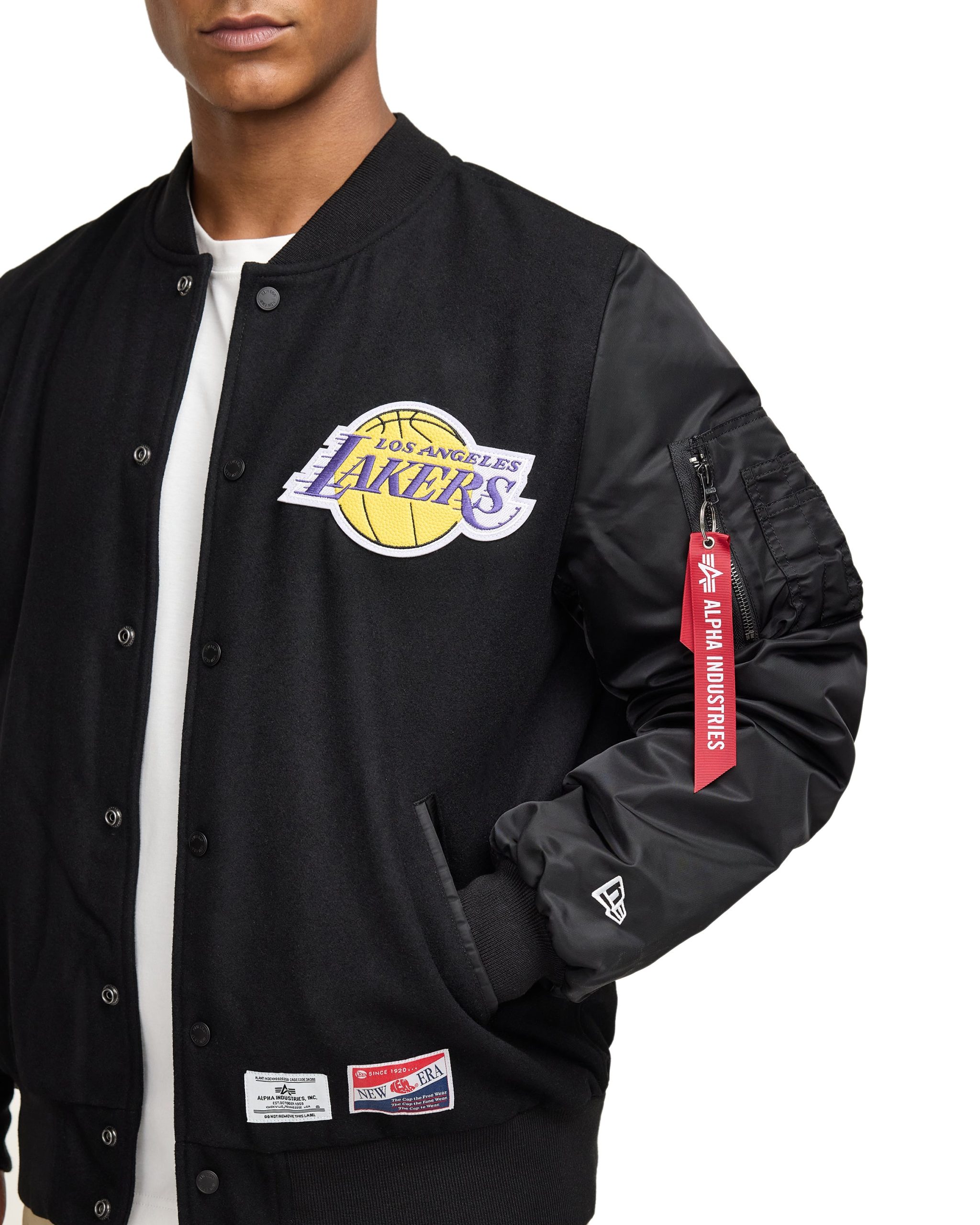 Alpha Industries x Chicago Bulls MA-1 Wool Varsity Jacket - Image 4