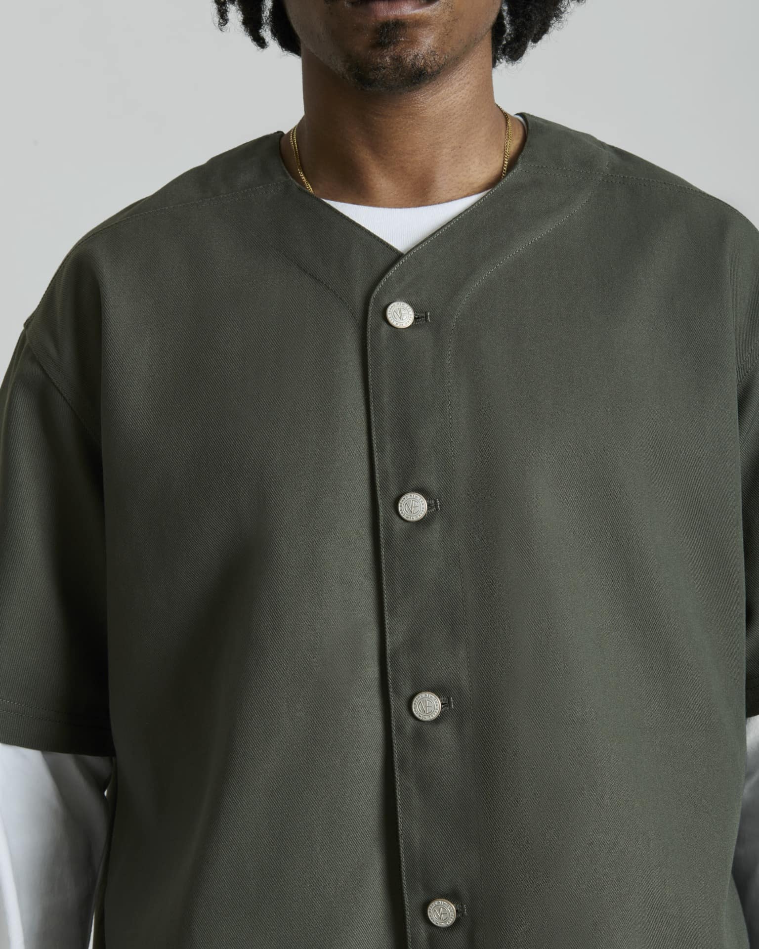 Riverside Dusty Charcoal Baseball Jersey - Image 4