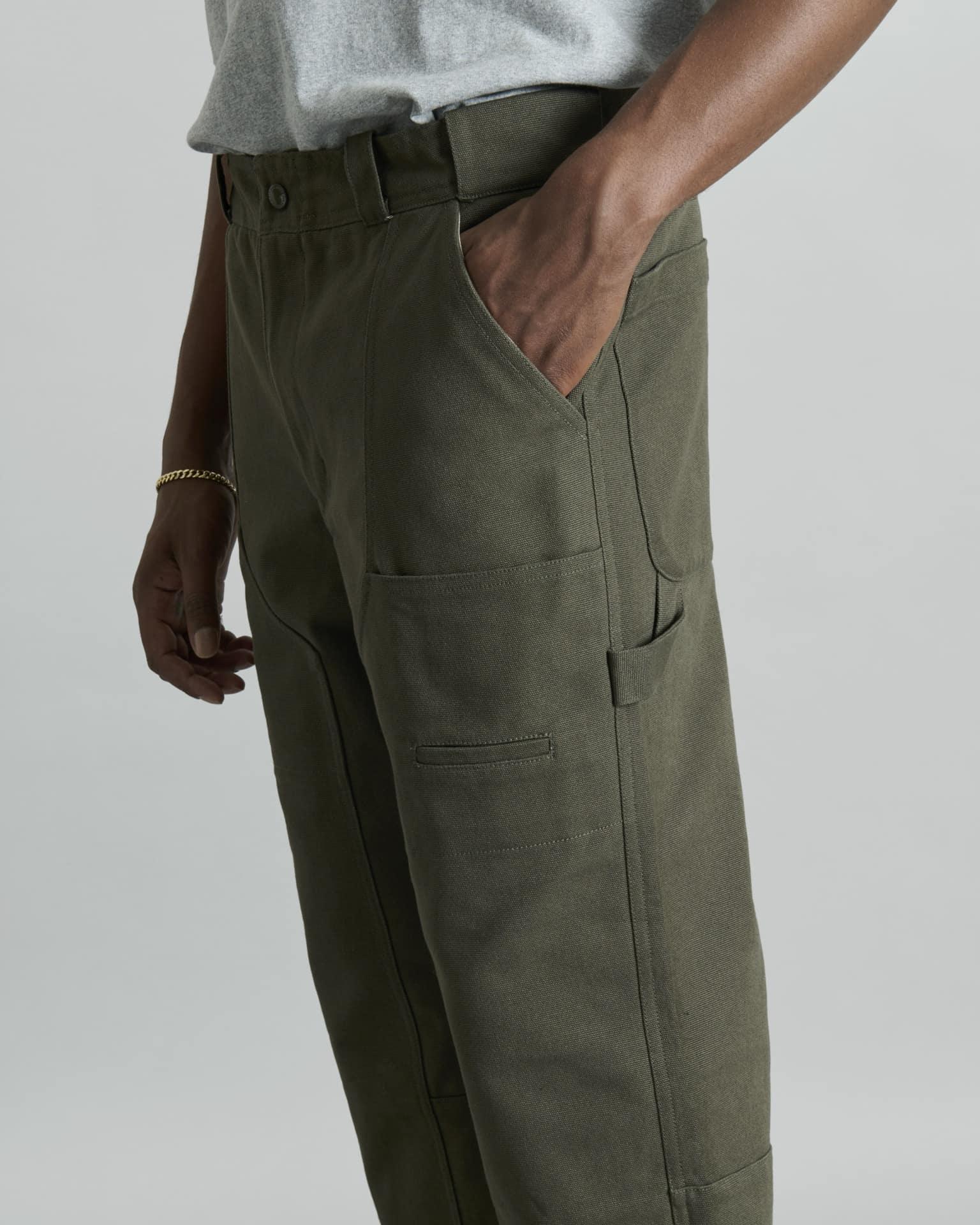 Forge Dusty Charcoal Double Knee Pants - Image 5