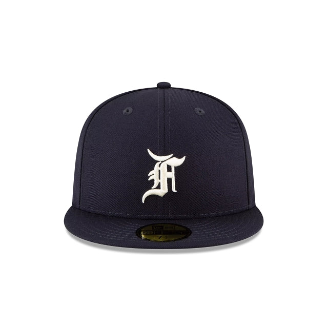 Essentials By Fear Of God Navy 59FIFTY Fitted Hat - Image 2