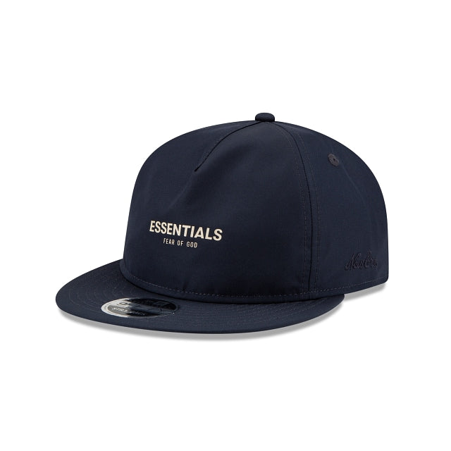 Navy Fear Of God Essentials Retro Crown 9FIFTY Strapback Hat